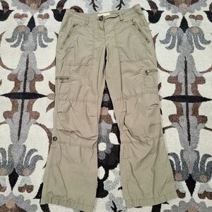 Michael Kors Roll Up Cuff Pocket Khaki Cargo Pants